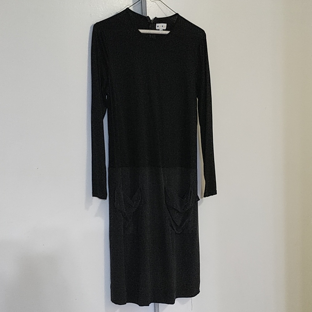 MKRM Two Tone Black Pocket Dress XS
